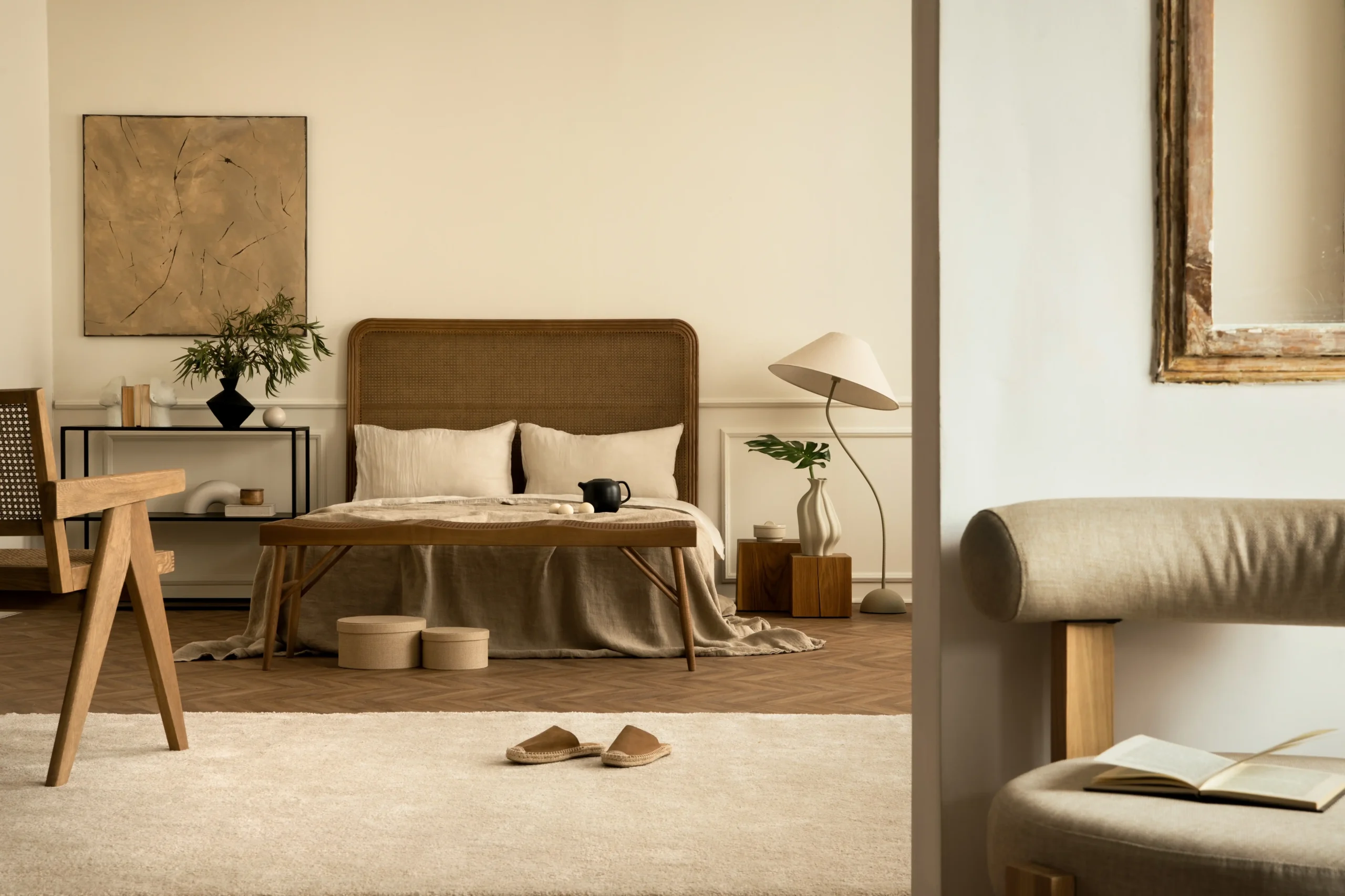 dormitorio Japandi